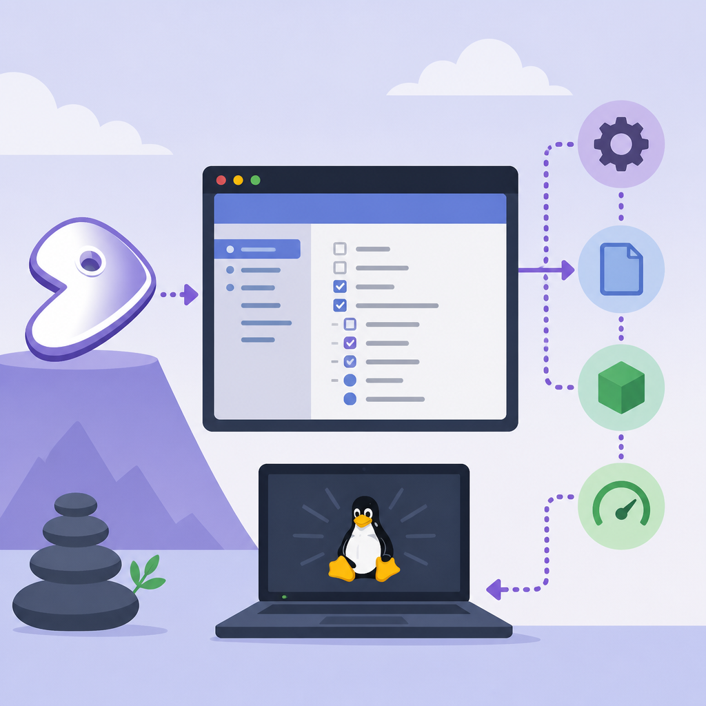 Gentoo kernel config turns menuconfig into a workflow