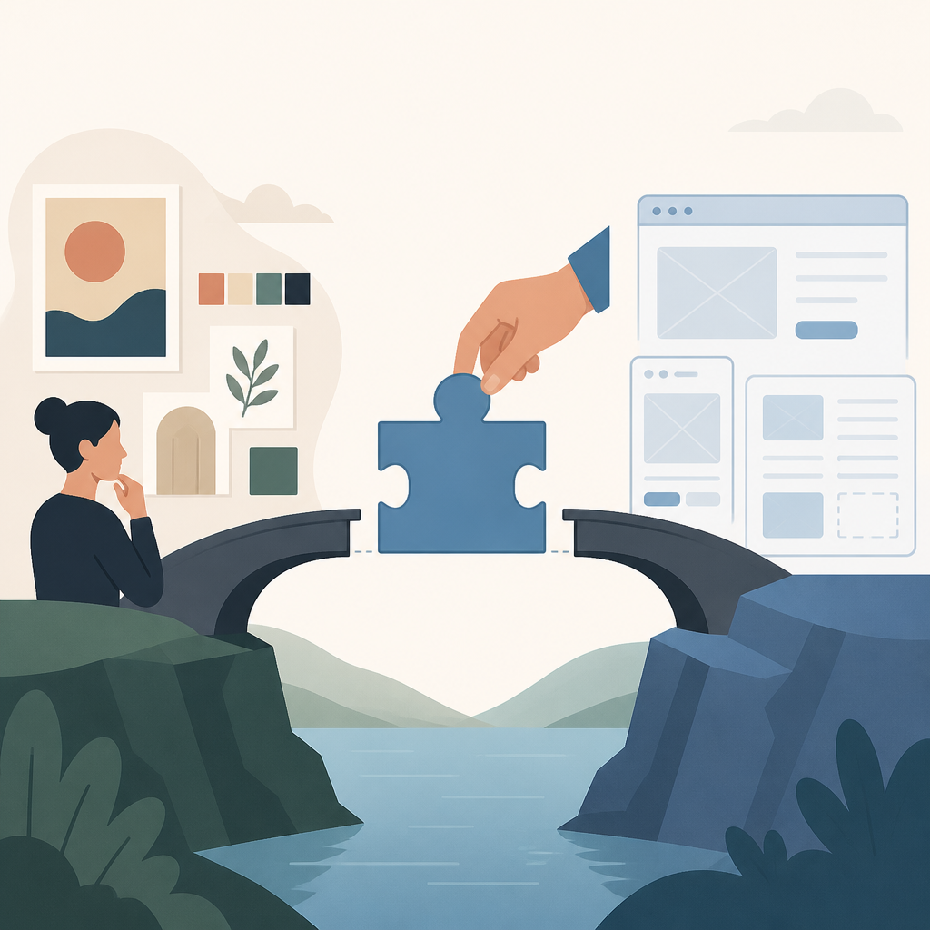 DESIGN.md is the missing bridge from taste to UI scaffolds