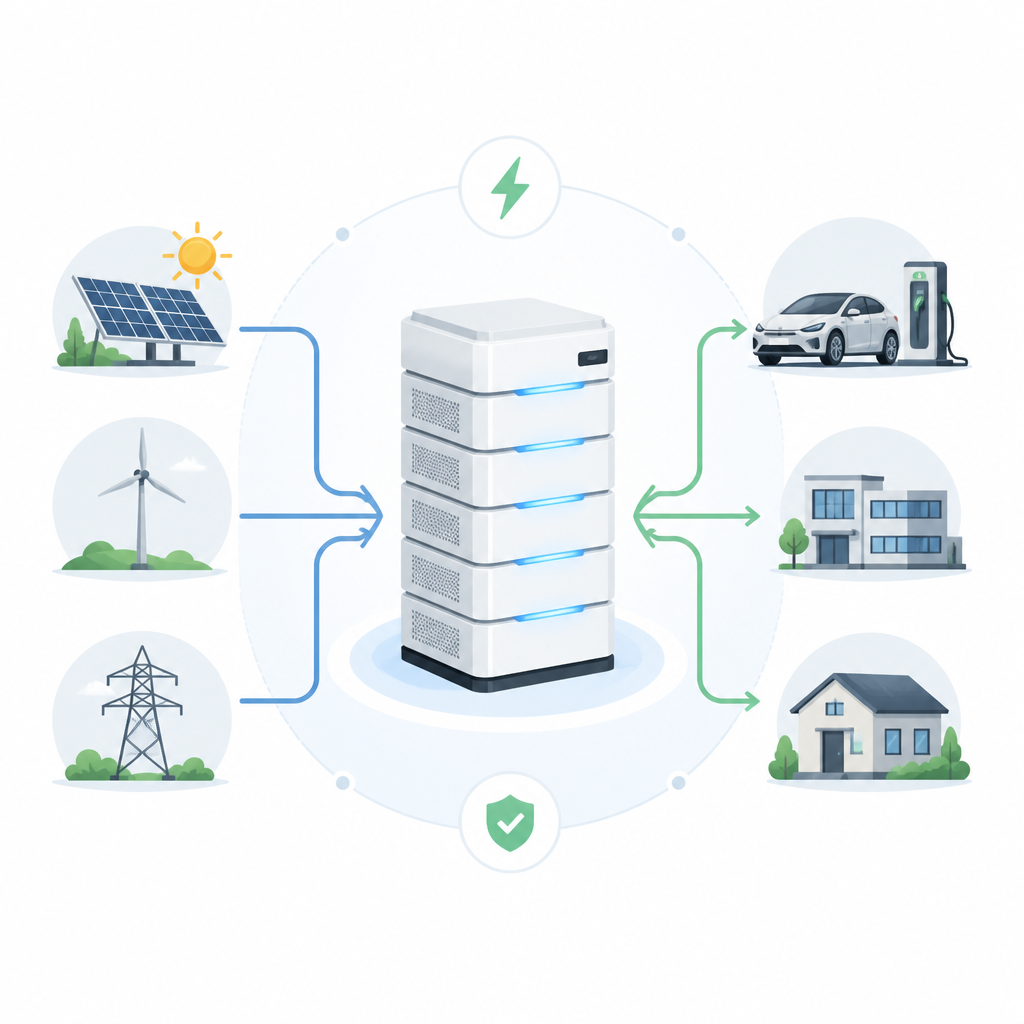 Kehua 充電堆疊把站點變電力樞紐