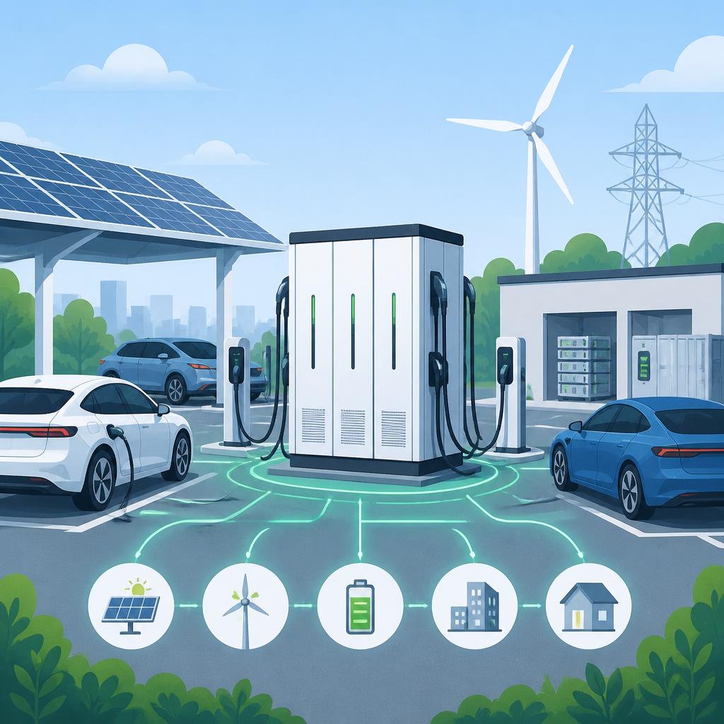 Kehua’s charging stack turns EV sites into power hubs