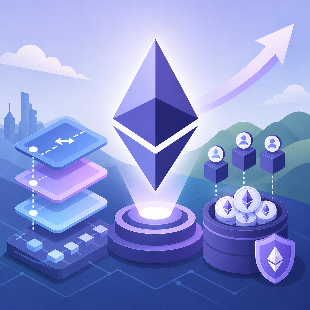 Ethereum 靠 L2 與質押走強