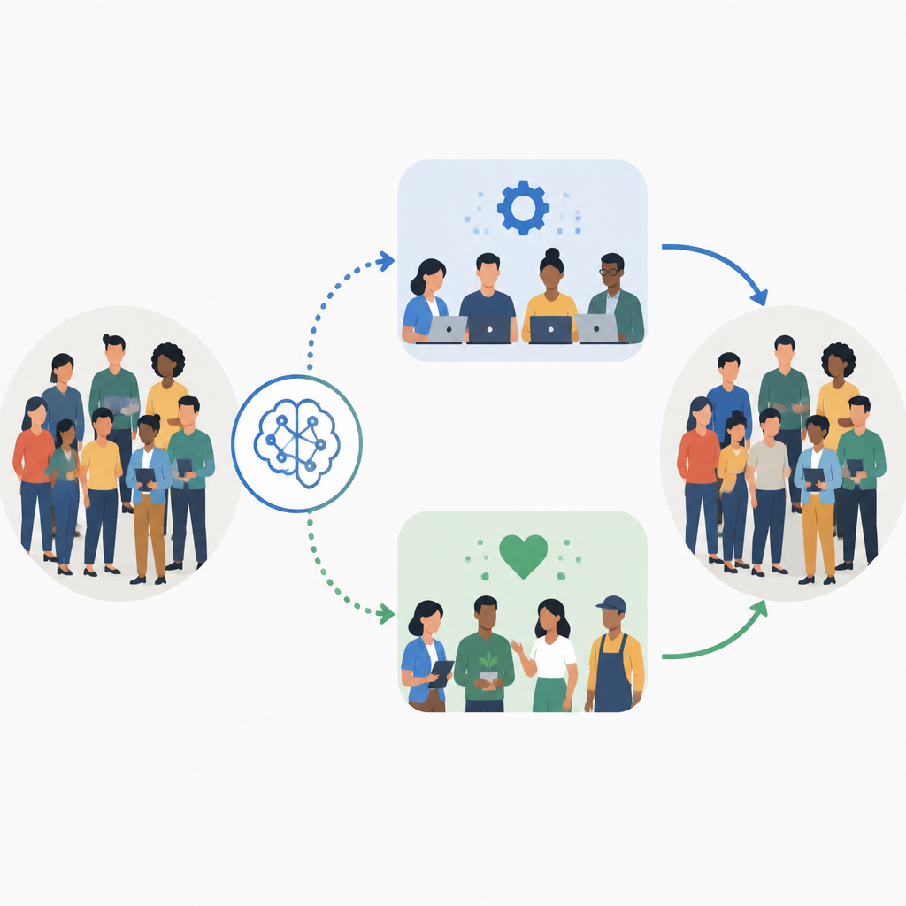 AI will split workforces, but not into a permanent caste system