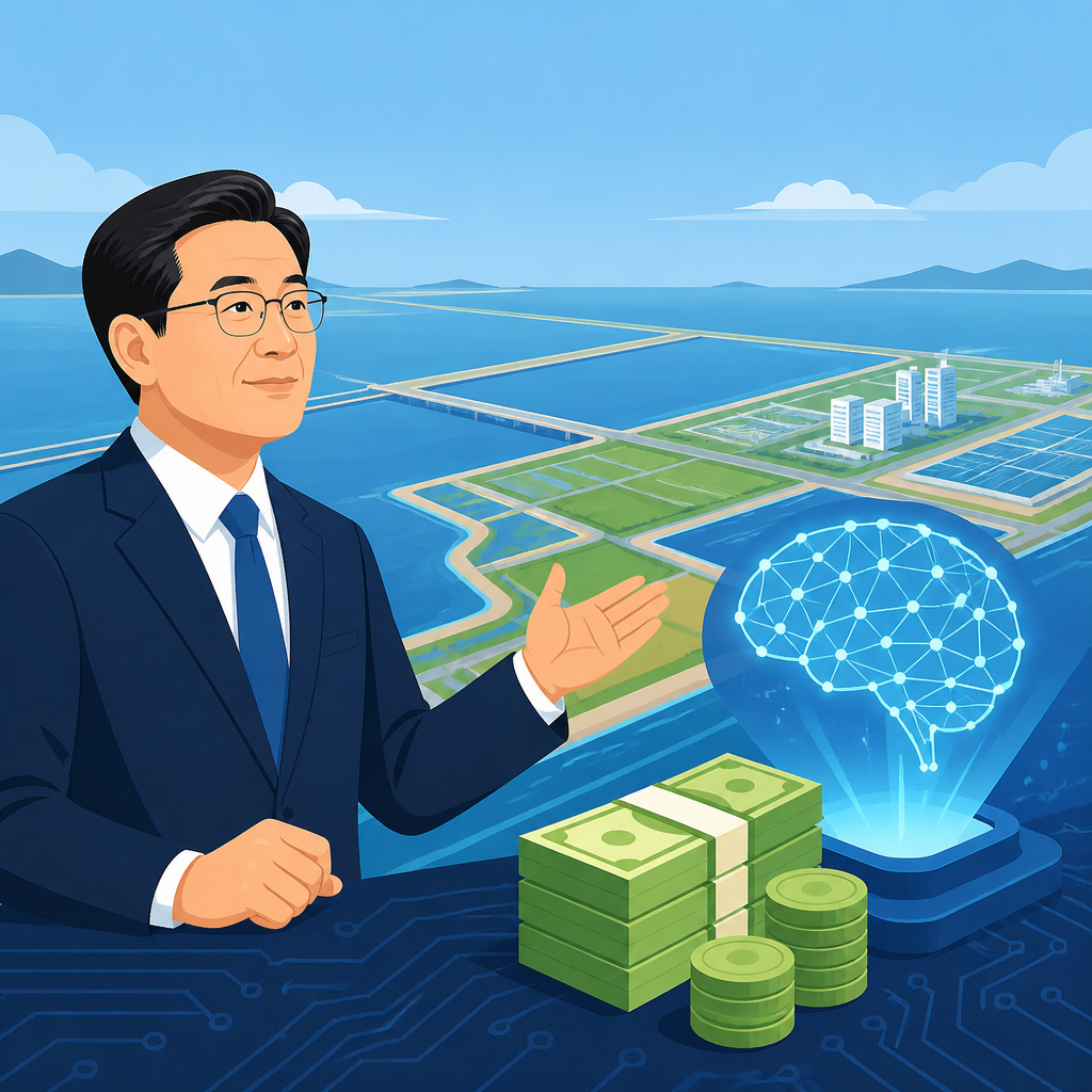 Lee Won-taeg’s Saemangeum pitch hinges on AI cash