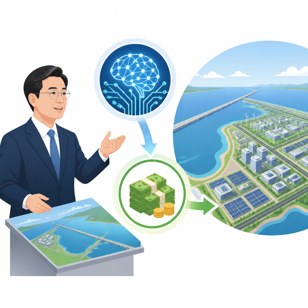 Lee Won-taeg’s Saemangeum pitch hinges on AI cash