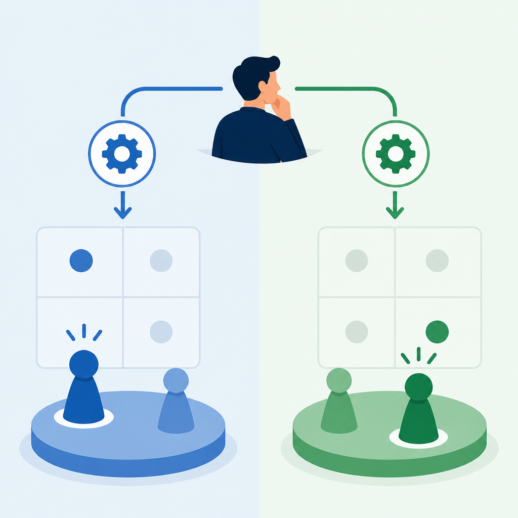 Solver choice changes which Nash equilibrium wins