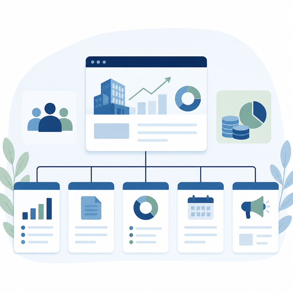 Microsoft Investor Relations page map