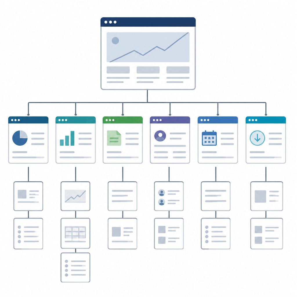 Microsoft Investor Relations page map