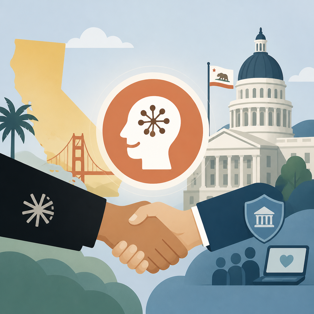 Anthropic’s California deal makes Claude the default public-sector AI