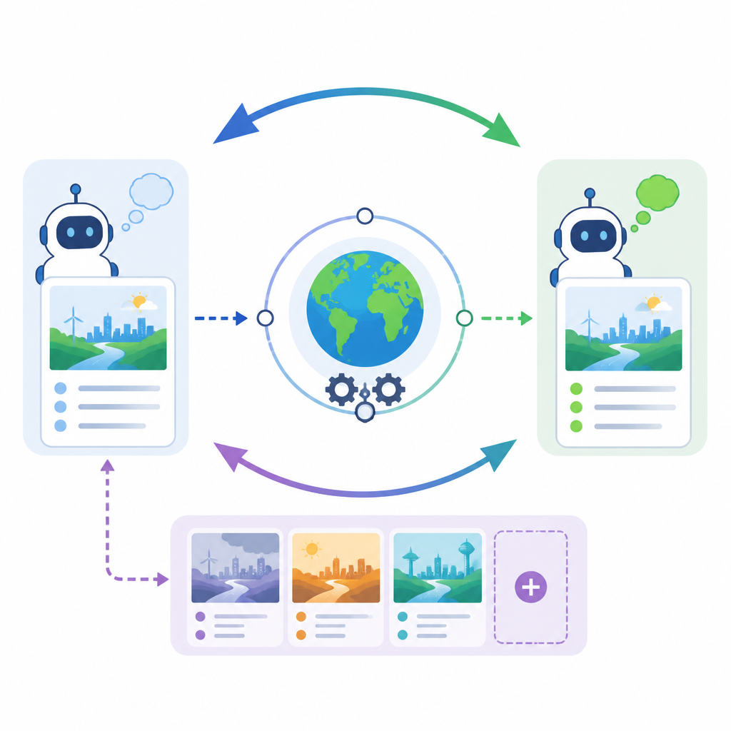 WorldEvolver lets LLM agents revise foresight