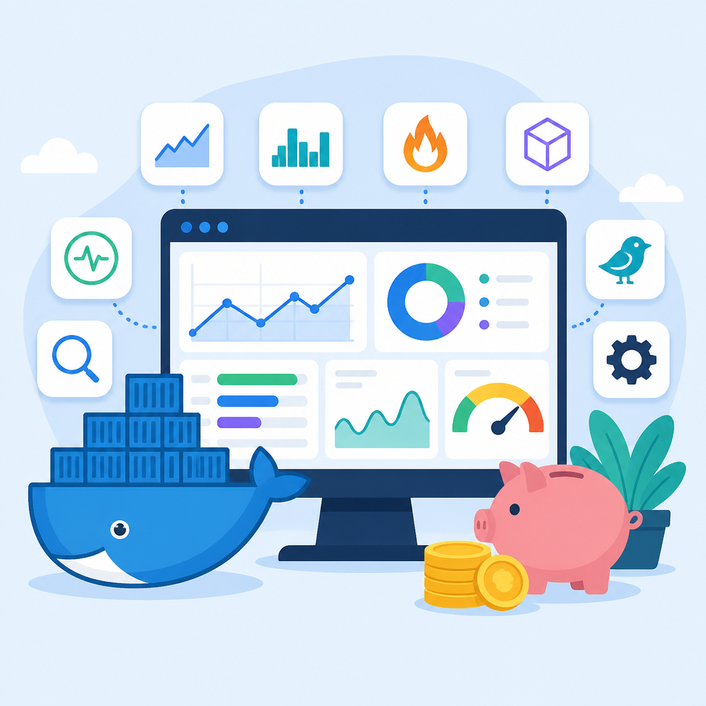 12 Docker monitoring tools that fit real budgets