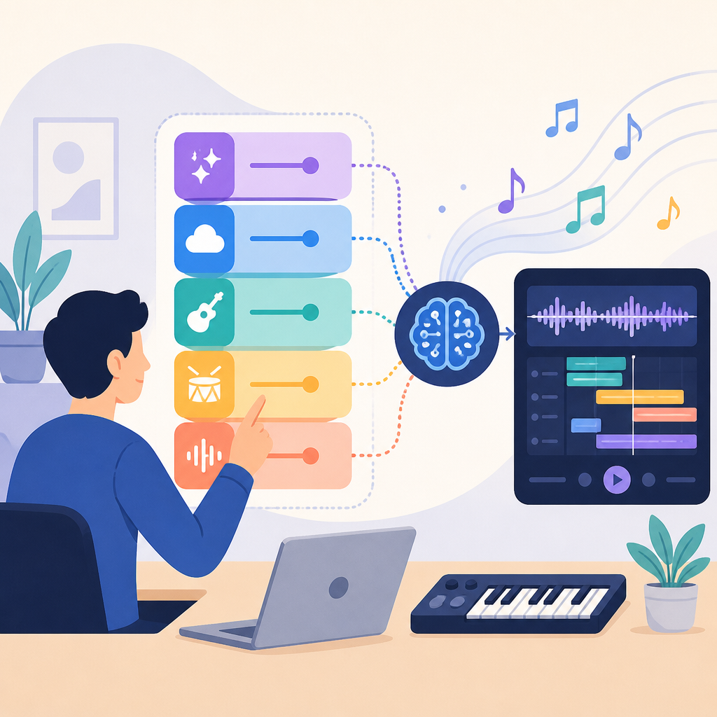 AI 音樂先做提示堆疊