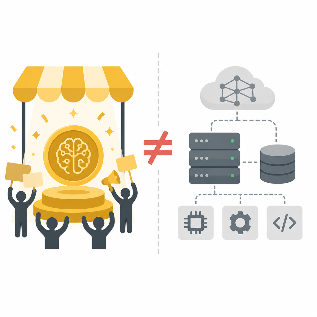 AI utility tokens are still just presale marketing, not infrastructure