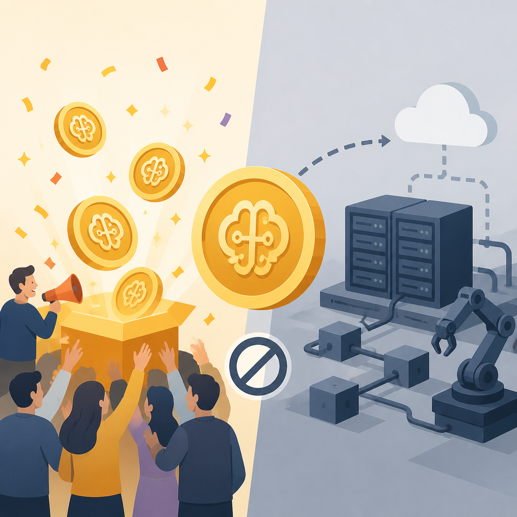 AI 功能代幣多半仍是預售行銷,不是基礎設施