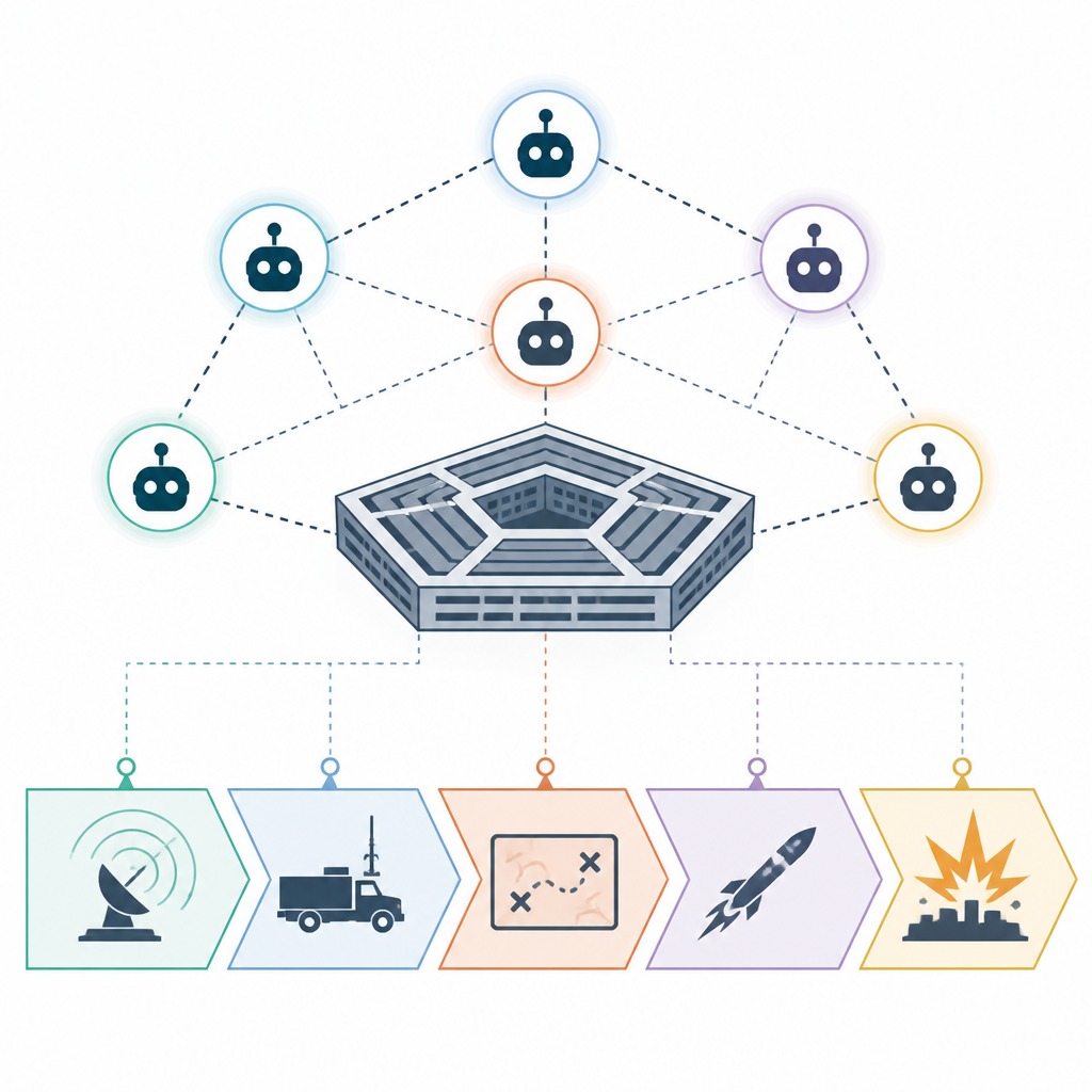 Agent Network 證明五角大廈把 AI 放進 kill chain …