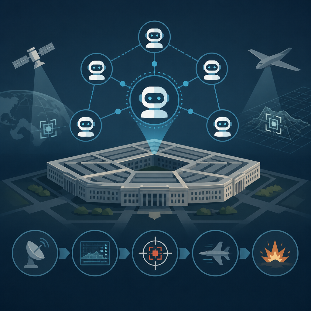 Agent Network 證明五角大廈把 AI 放進 kill chain …