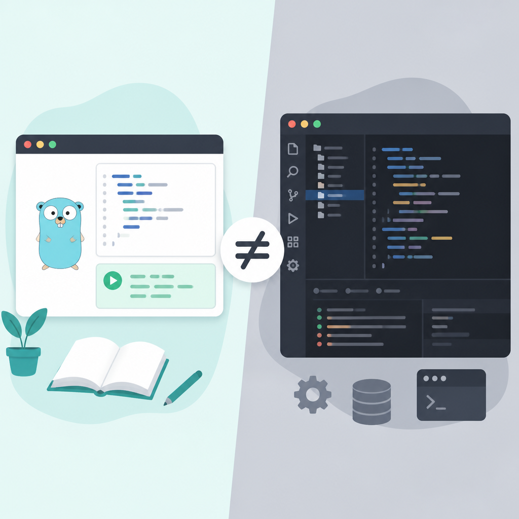 Boot.dev 的 Go Playground 是教學工具,不是完整 IDE