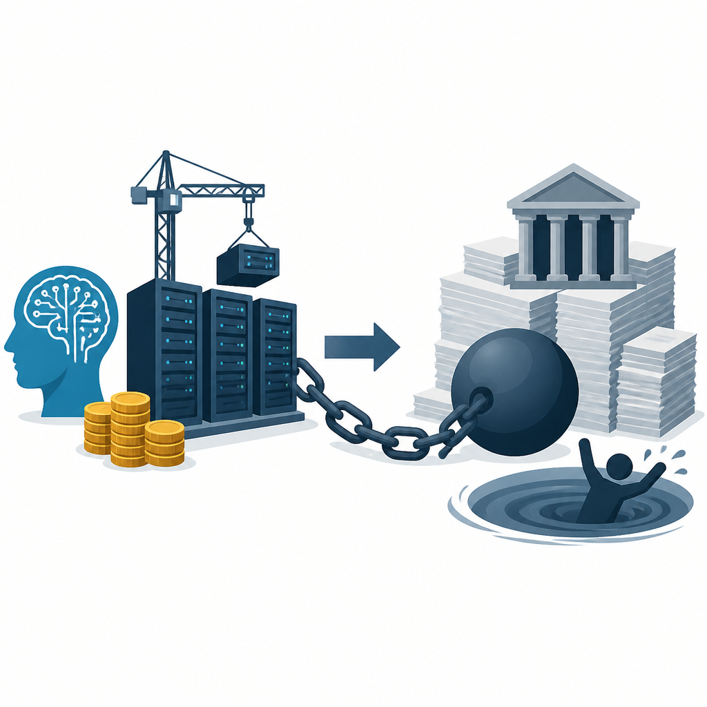 AI capex 變成債務陷阱