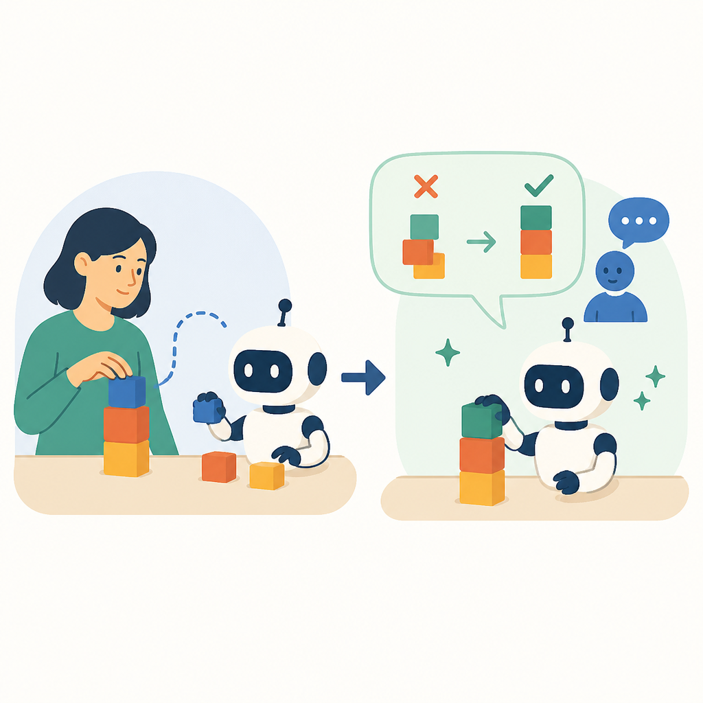 Language critiques improve imitation learning