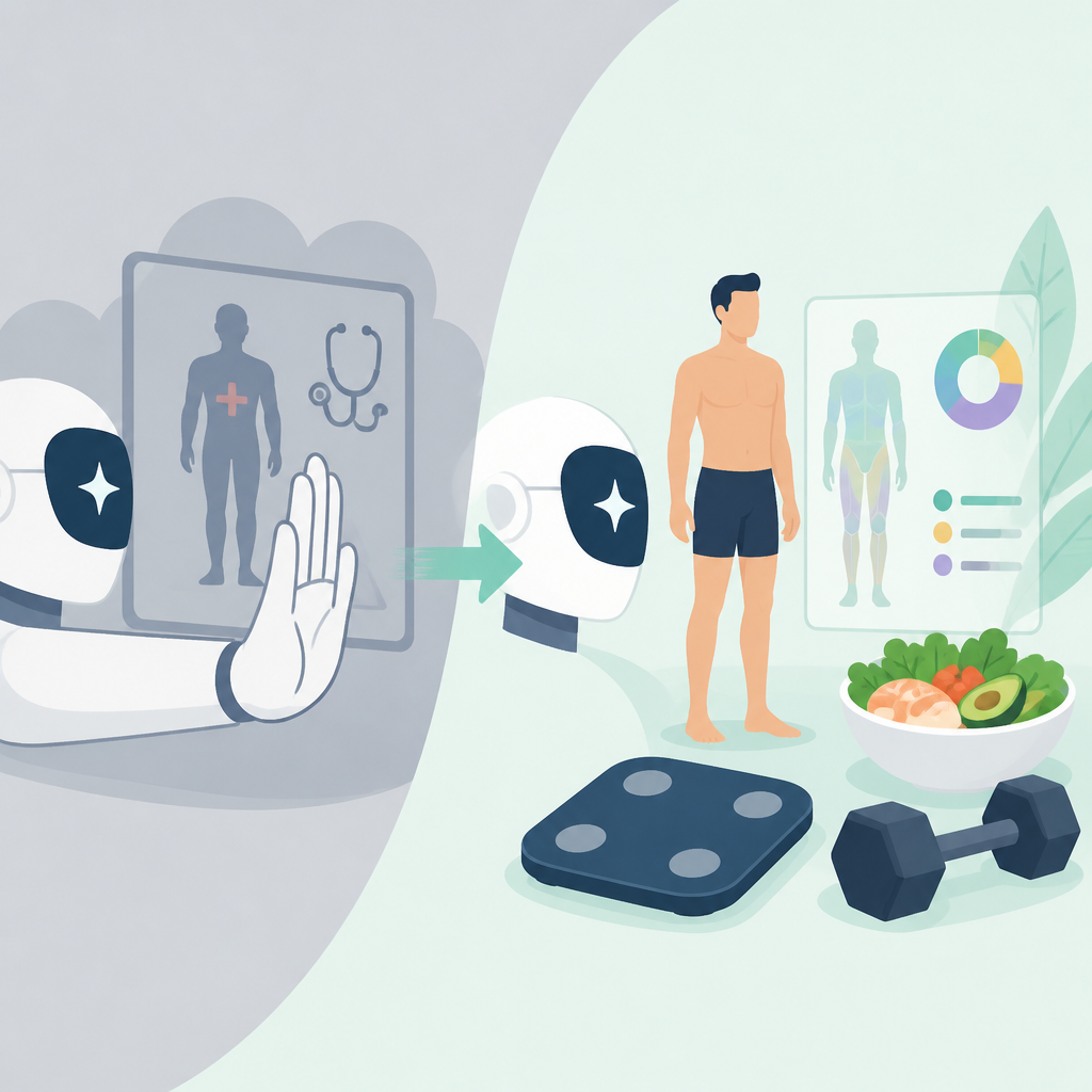 Midjourney should stay out of diagnosis and focus on body-composition…