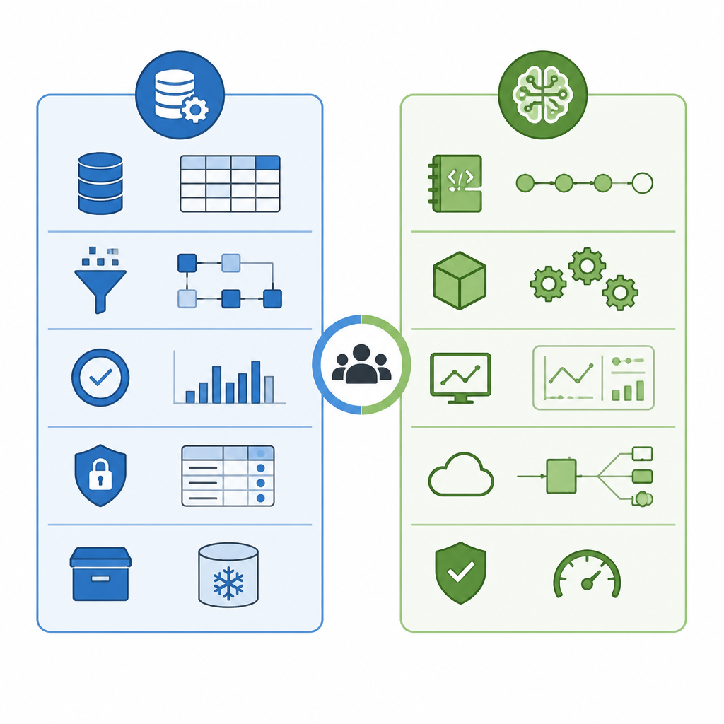 AI Data Operations vs MLOps: what each owns