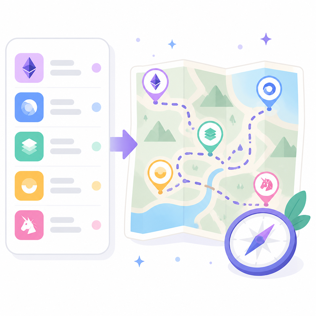 Ethereum app list 把探索變成地圖