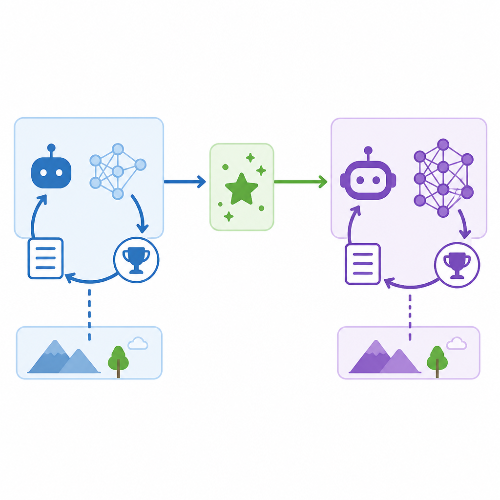 Direct-OPD reuses weak-model RL gains for stronger models