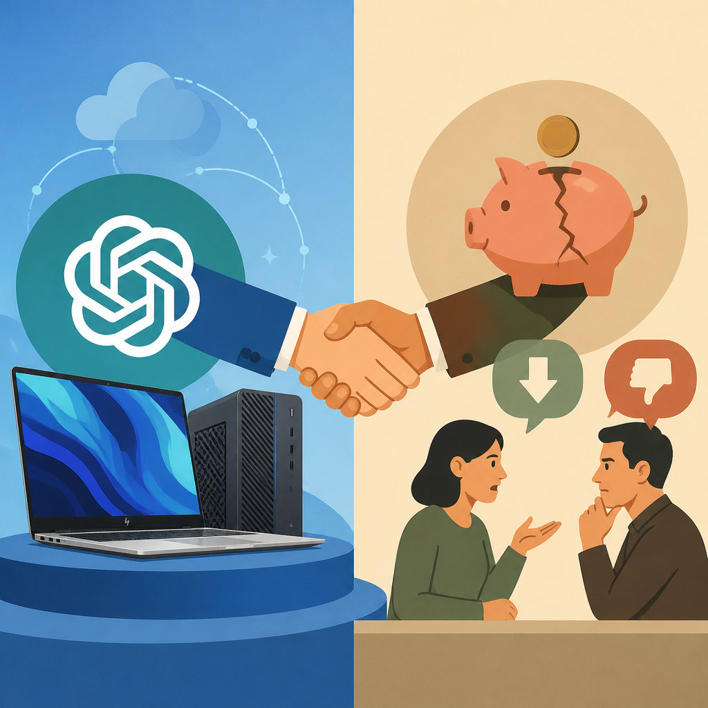 HP’s OpenAI Deal Meets a Cheap Stock Debate
