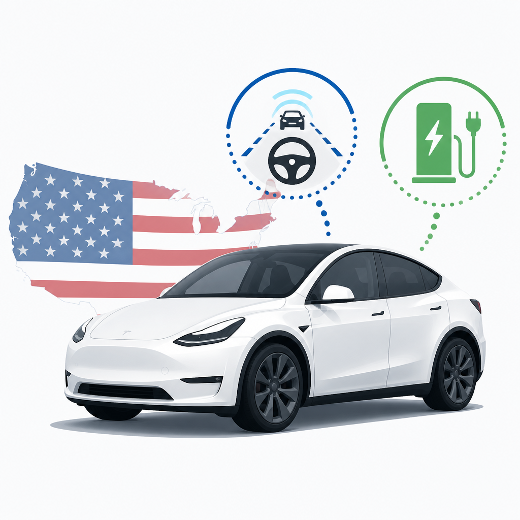 Tesla Model Y L 美國開賣,送FSD與充電