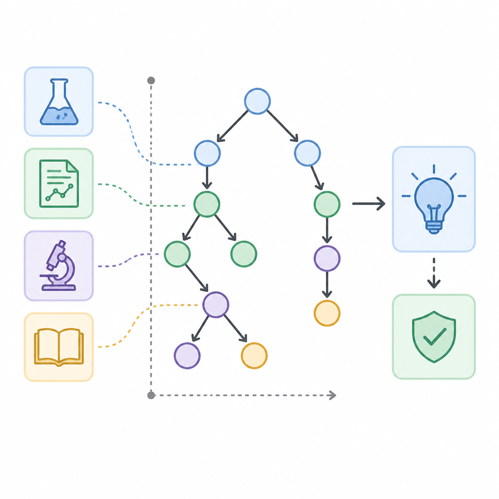 A benchmark for scientific lineage reasoning