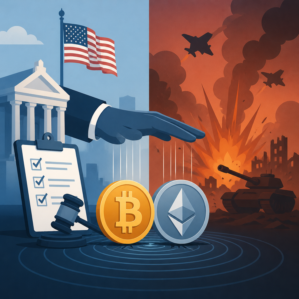 美國監管現在比戰爭更動 Bitcoin 與 Ethereum