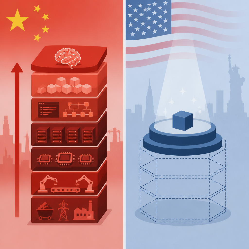 中國正在贏得 AI 冷戰，因為它在建整個堆疊，不是在做展示