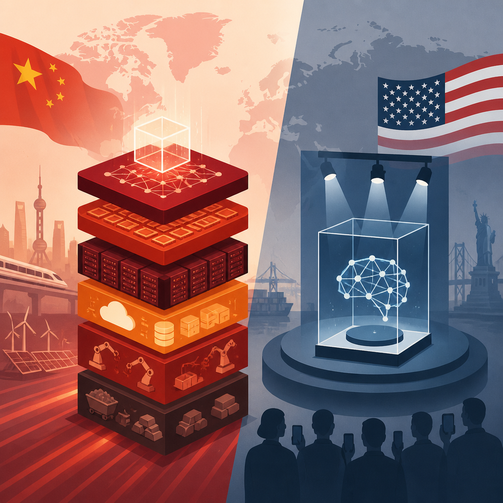 中國正在贏得 AI 冷戰，因為它在建整個堆疊，不是在做展示