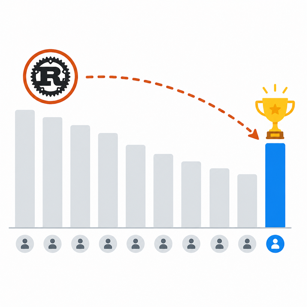 Rust Breaks Into TIOBE’s Top 10