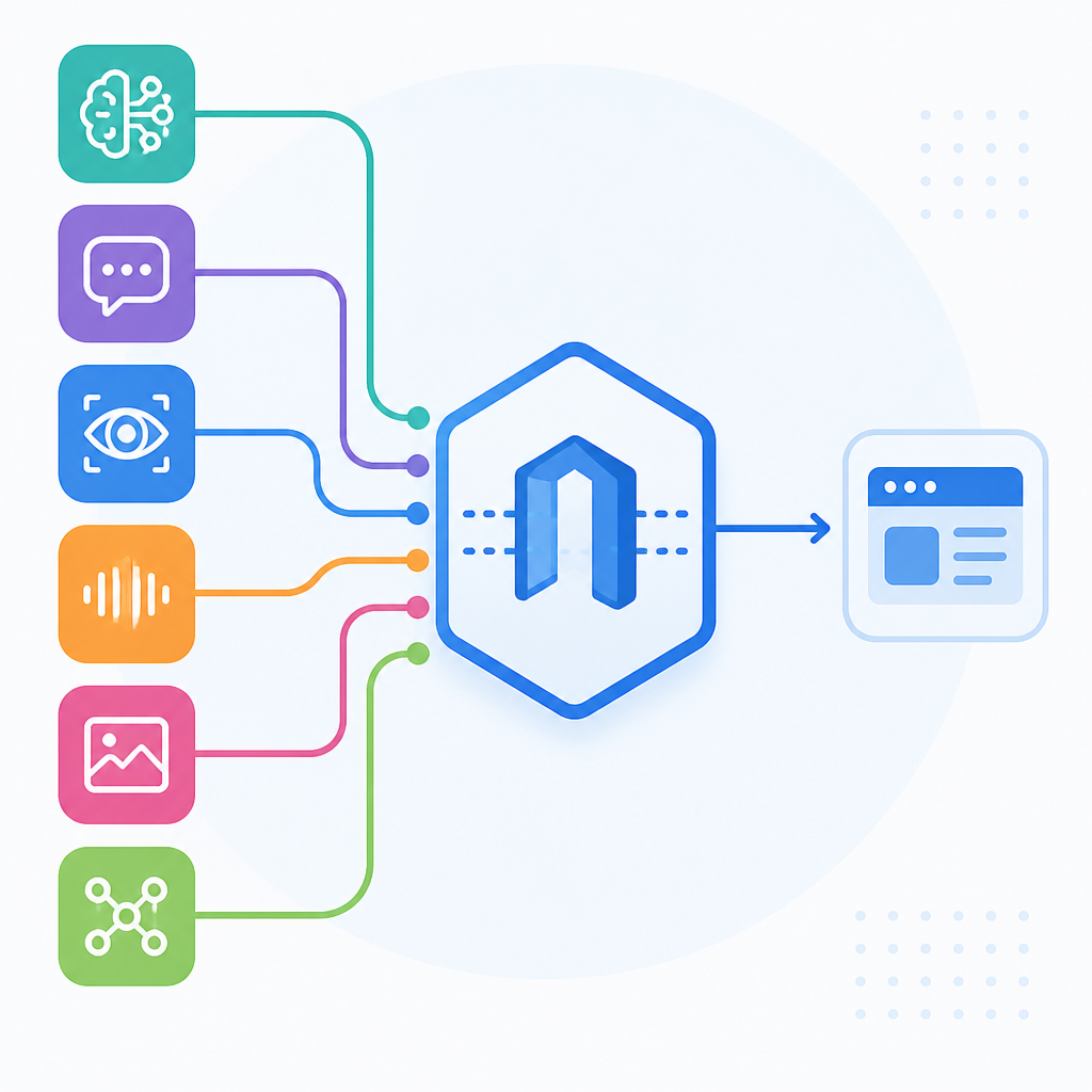 One API gateway turns six AI APIs into one