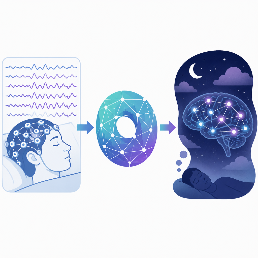 PHINN-EEG brings topology to dream-state EEG