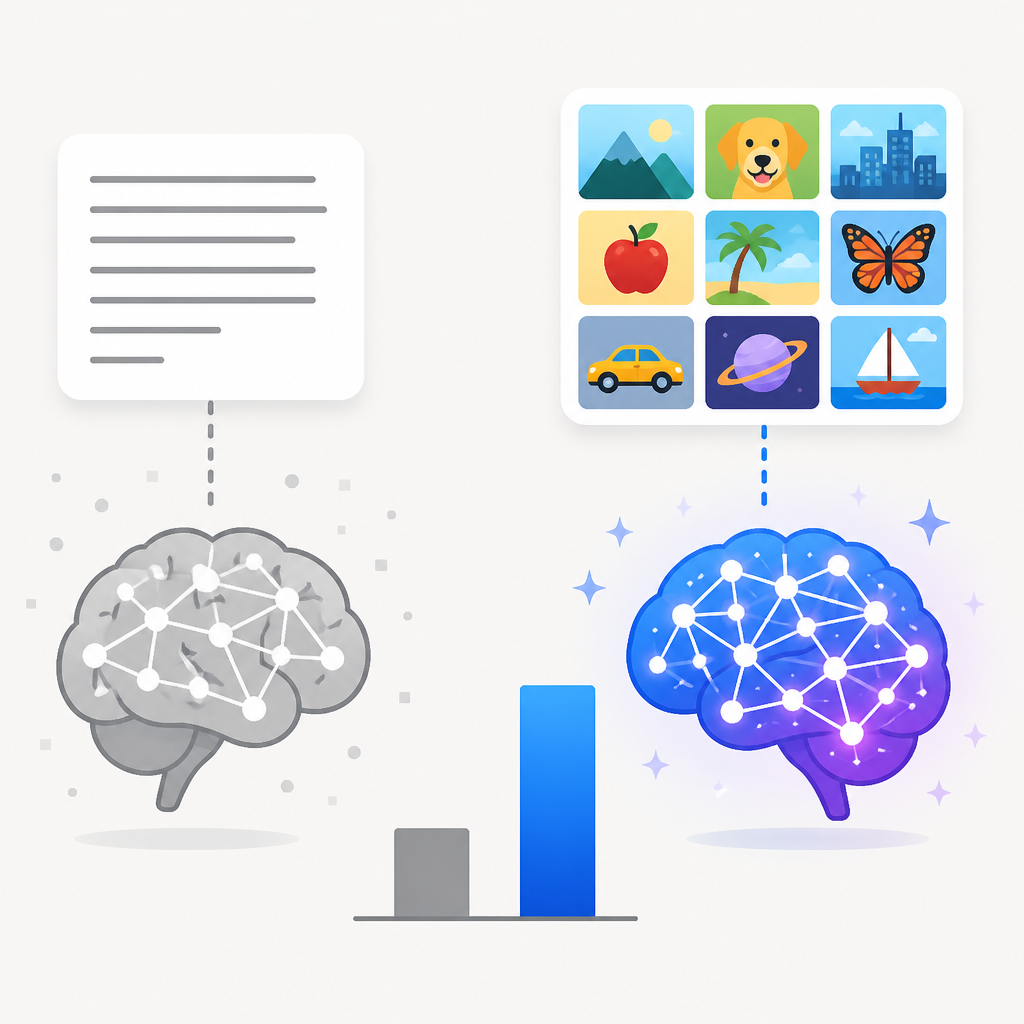 Visual Pretraining Beats Text-Only in Language Models
