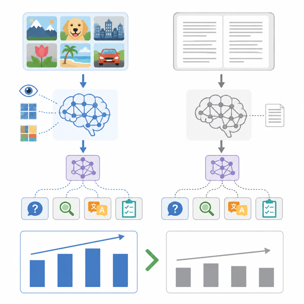 Visual Pretraining Beats Text-Only in Language Models