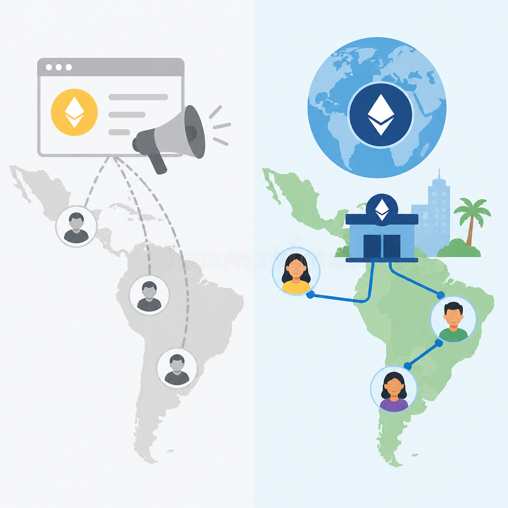 Crypto exchanges should show up in LATAM, not just advertise there
