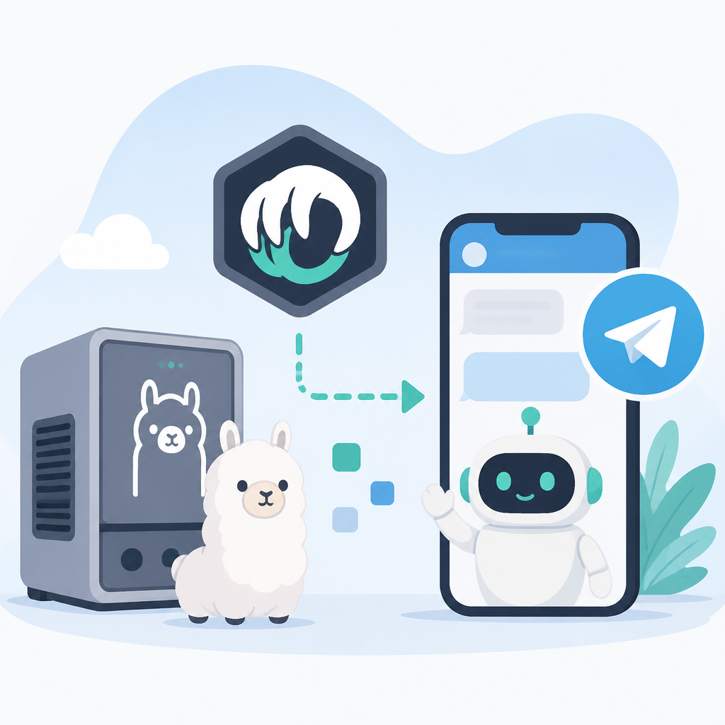 OpenClaw 讓 Ollama 變 Telegram 機器人