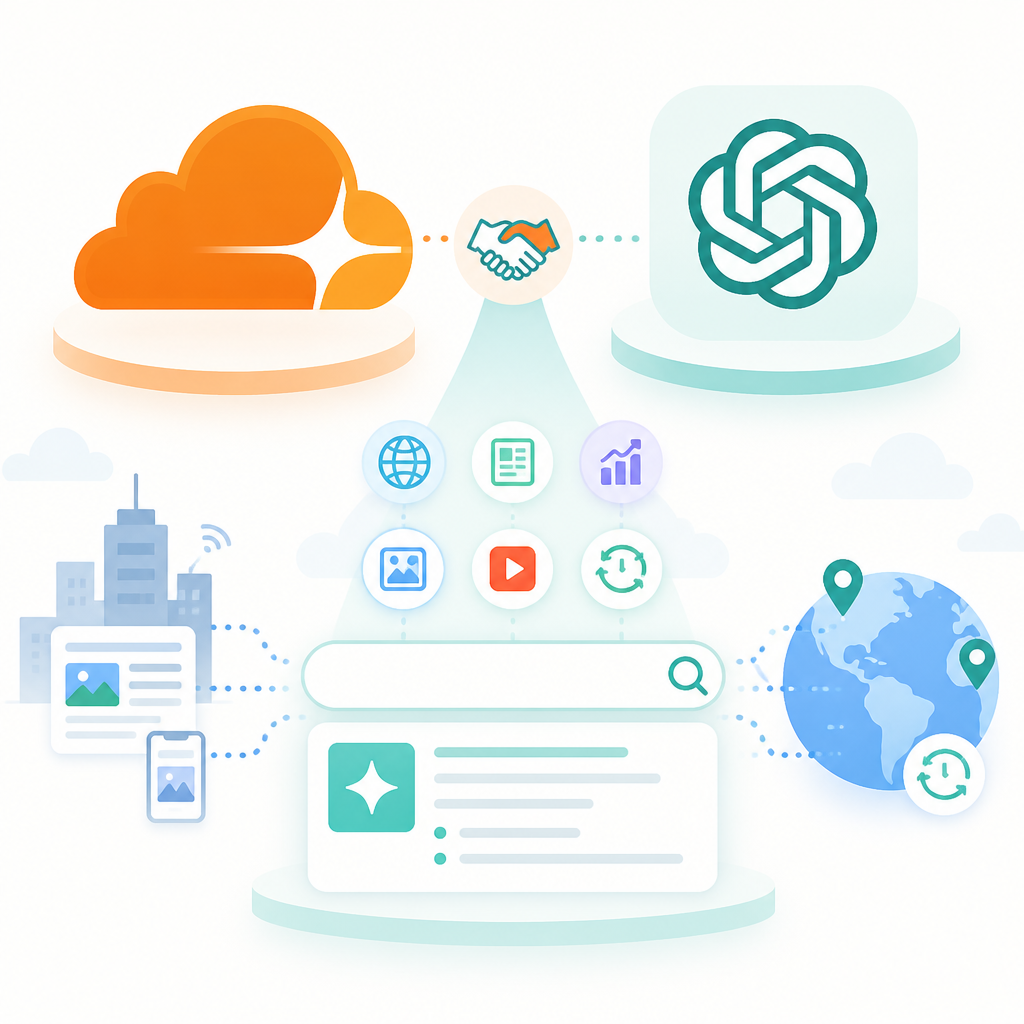 Cloudflare 與 OpenAI 的試點,押對了 AI 搜尋最缺的「新鮮…