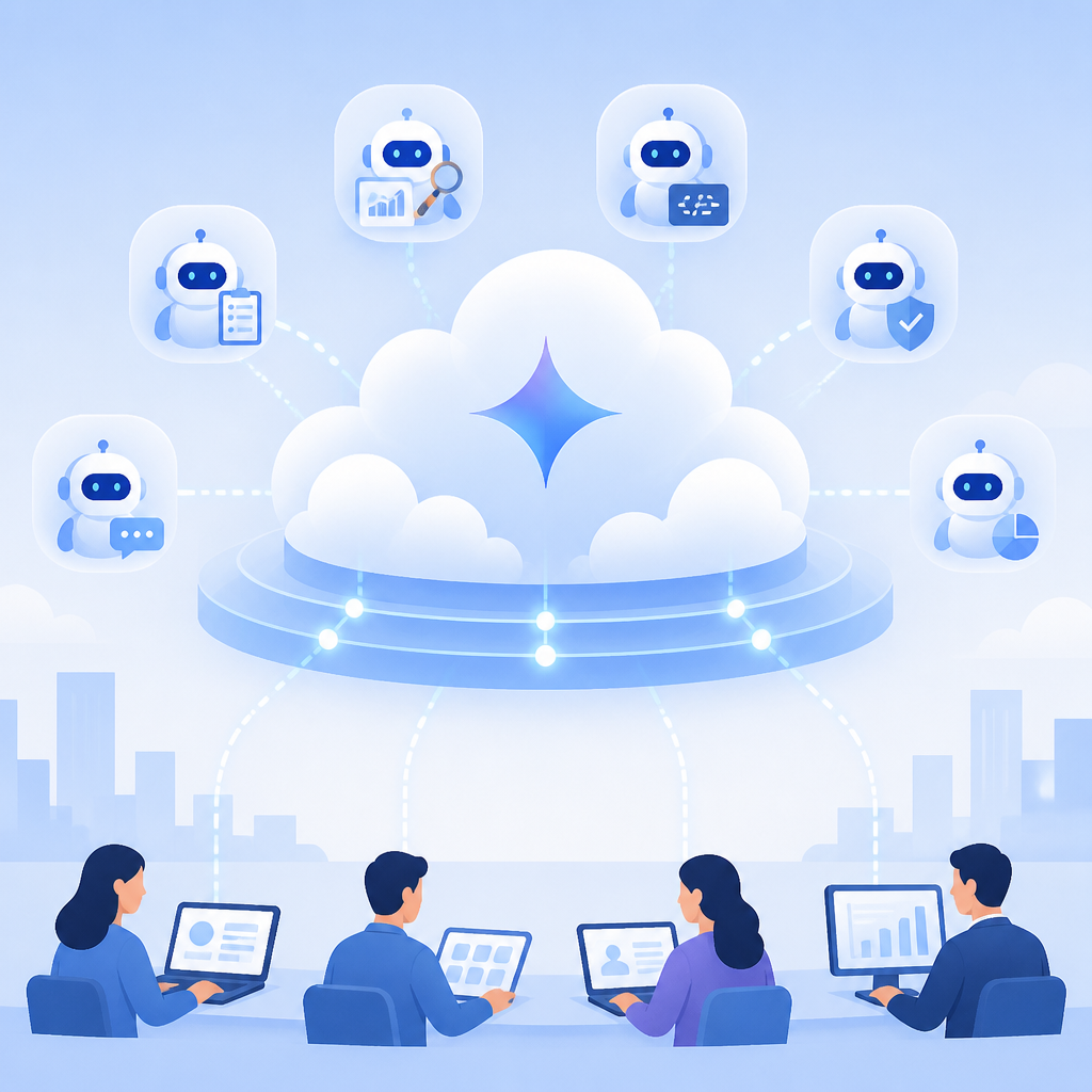 Google Gemini Enterprise 代理平台把 AI 代理變成雲…