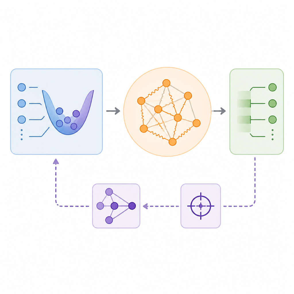 Equilibrium thermodynamic computing, made trainable