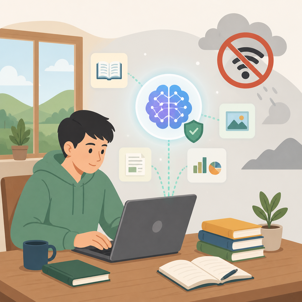 離線優先 LLM,救低網速學習