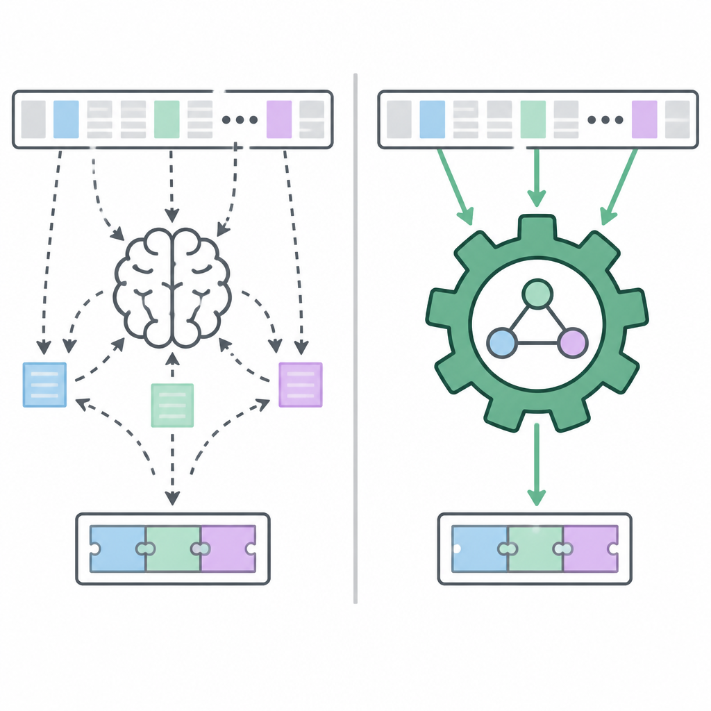 GEAR cuts copying in long-context reasoning