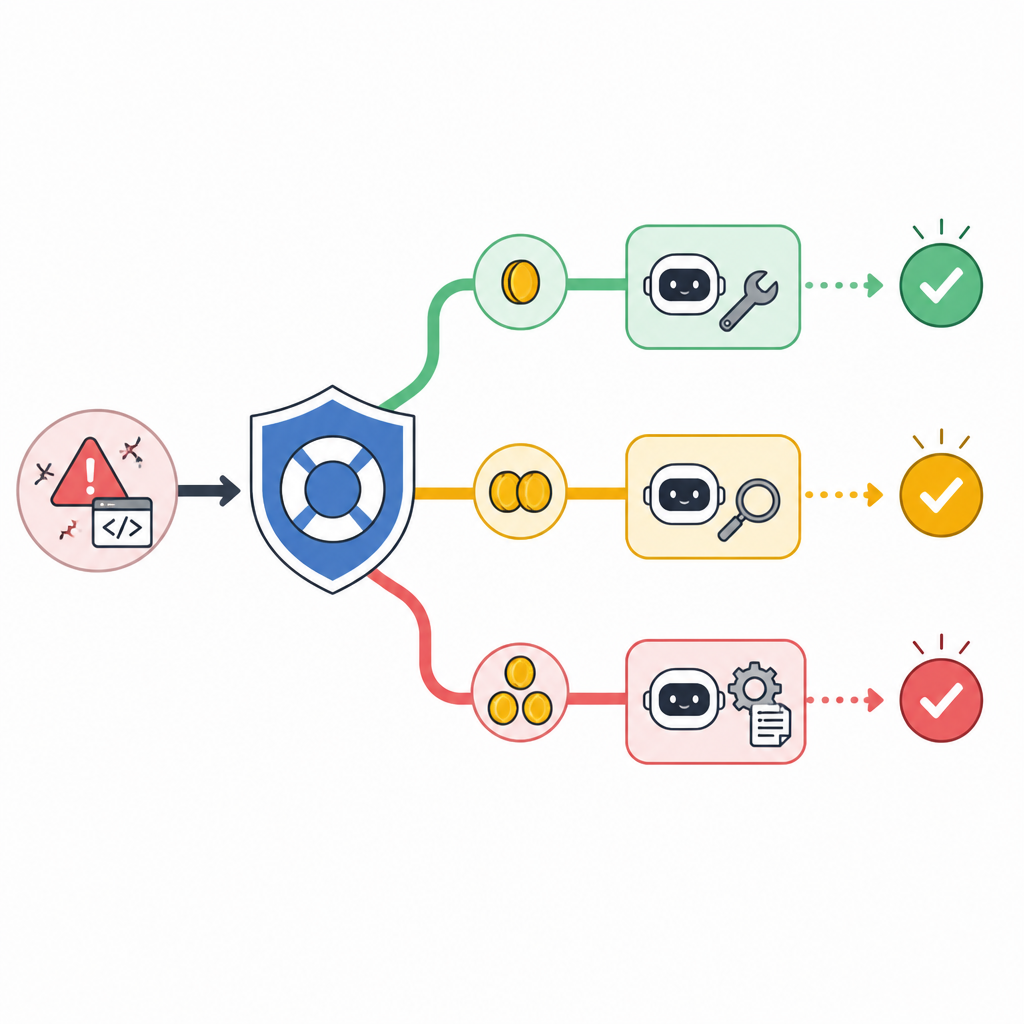 CodeRescue routes coding-agent recovery by budget