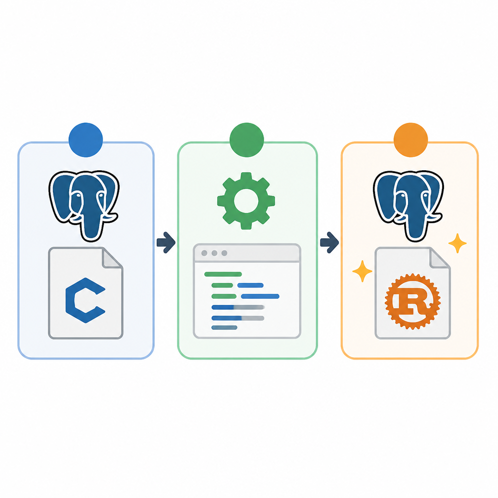 三步把 PostgreSQL C 改成 Rust