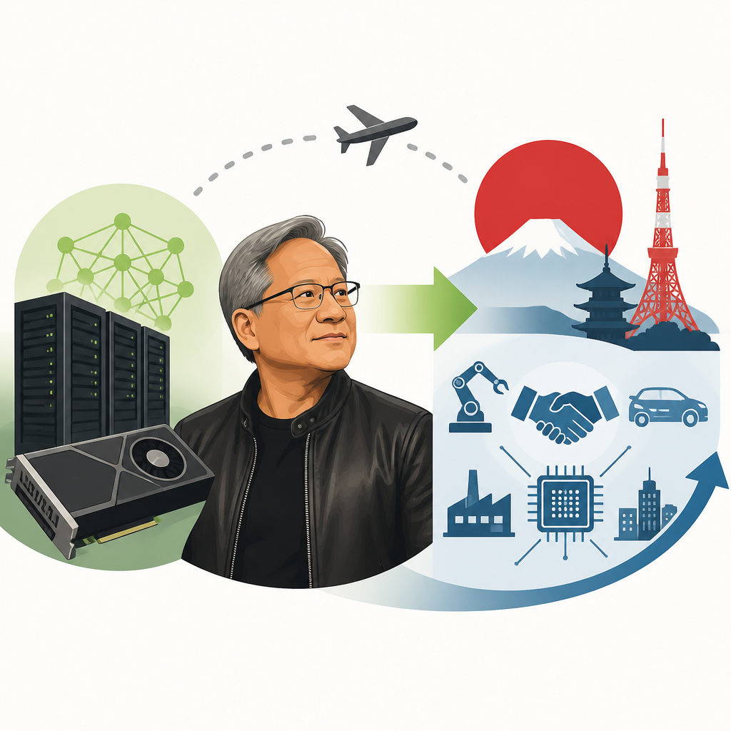 Jensen Huang’s Japan Trip Recasts Nvidia’s AI Play