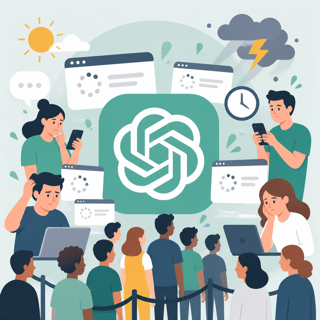OpenAI 七月狀態頁很忙