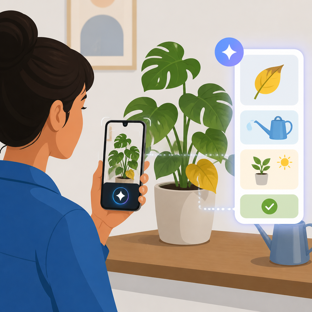 Gemini Live camera turns seeing into help