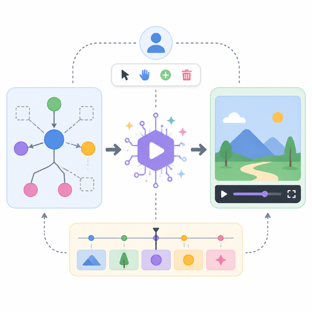 GraphVid 用互動圖控影片生成